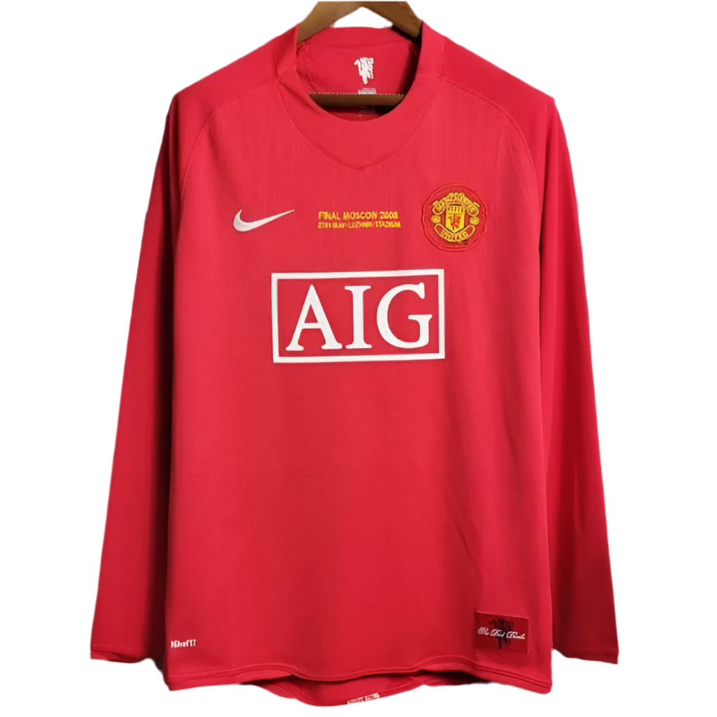07/08 Manchester United Home kit Long Sleeve