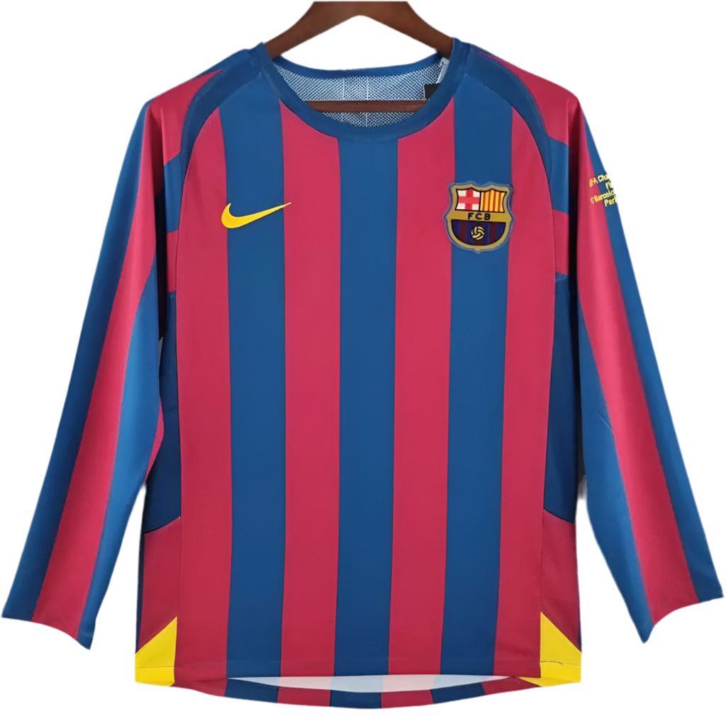 05/06 FC Barcelona Home kit Long sleeve
