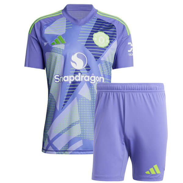 24/25 Manchester United Goalkeeper kit (Kids)