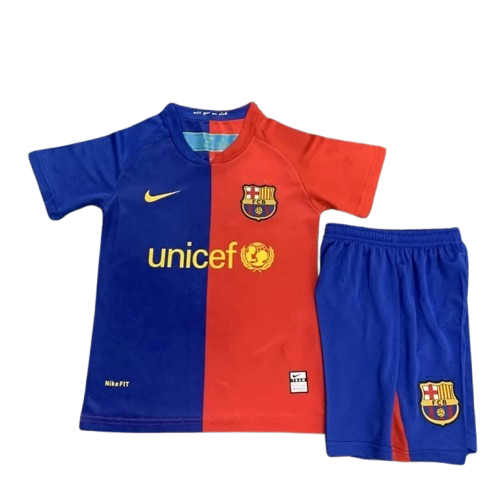08/09 Barcelona Home kit (kids)