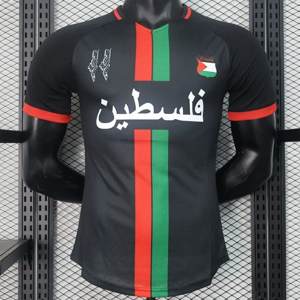 23/24 Palestine Special Black and Green kit