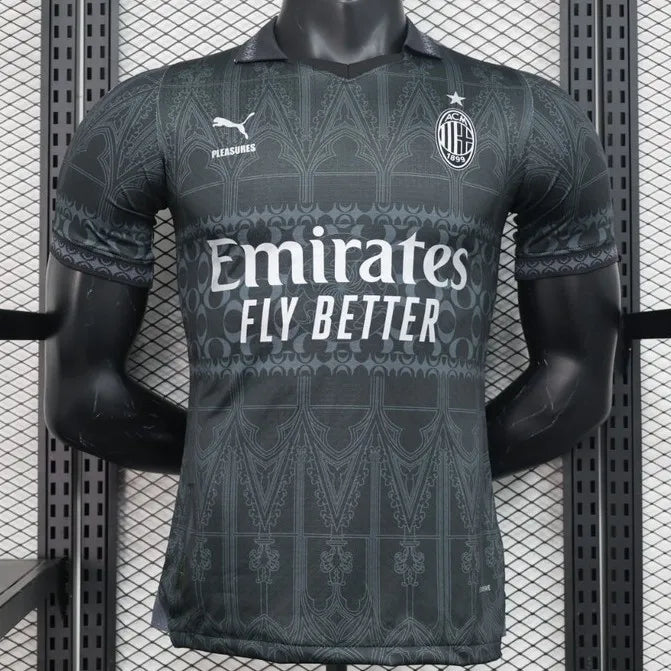 23/24 AC Milan Fourth Black kit (player version)