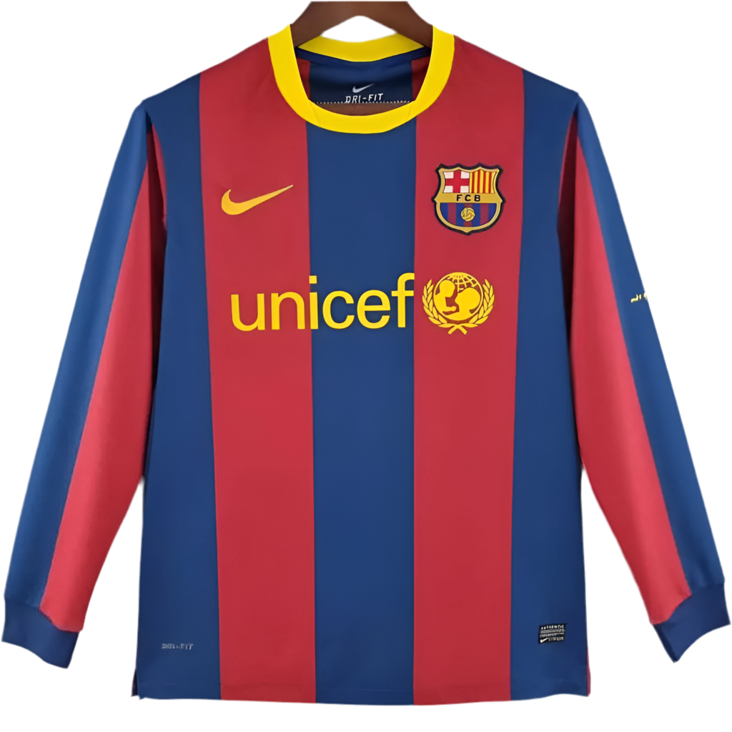 10/11 FC Barcelona Home kit Long sleeve