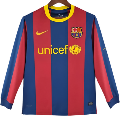 10/11 FC Barcelona Home kit Long sleeve