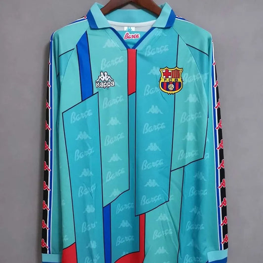 96/97 FC Barcelona Away kit Long sleeve