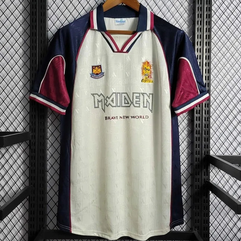 1999 West Ham Special Iron Maiden White kit