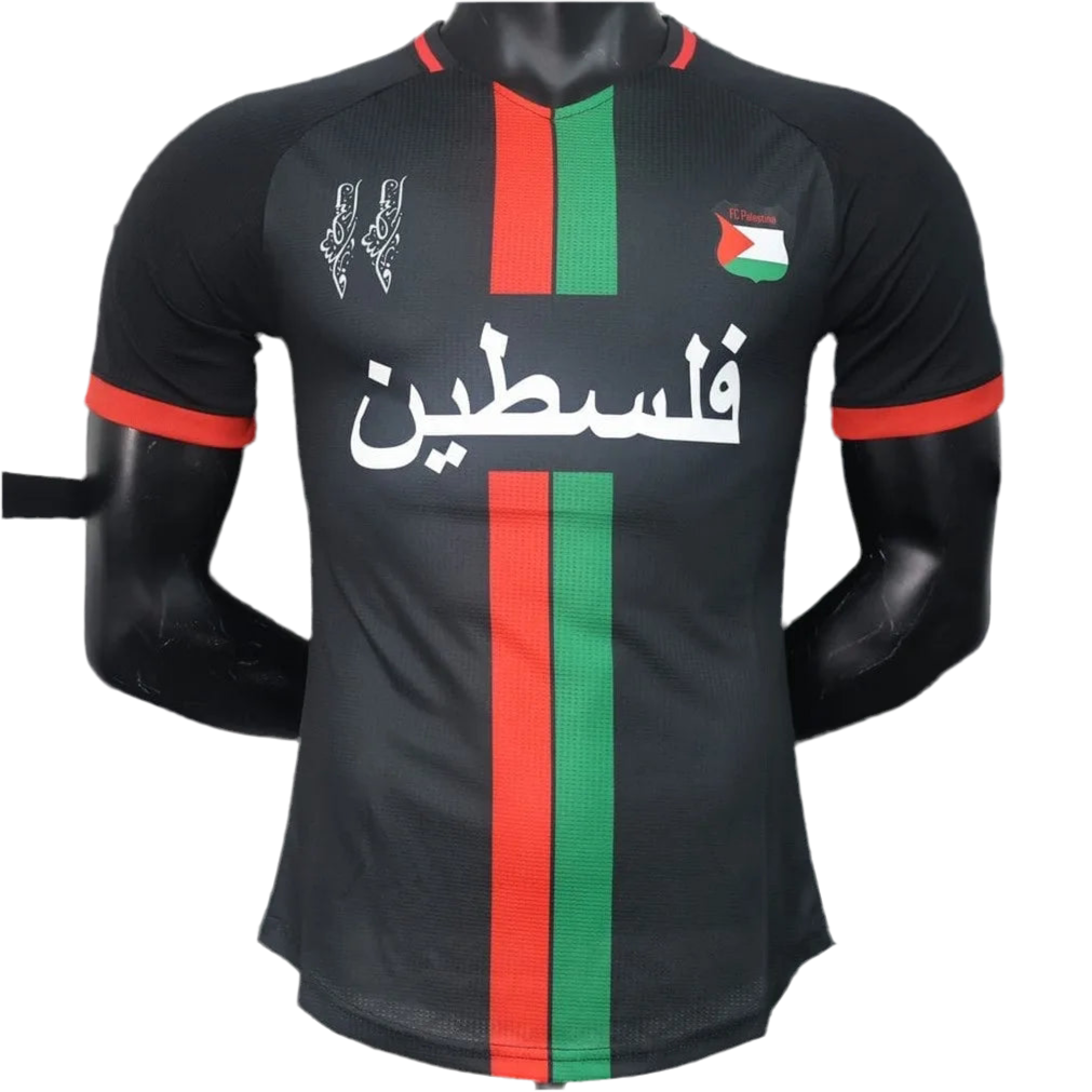 23/24 Palestine Special Black and Green kit