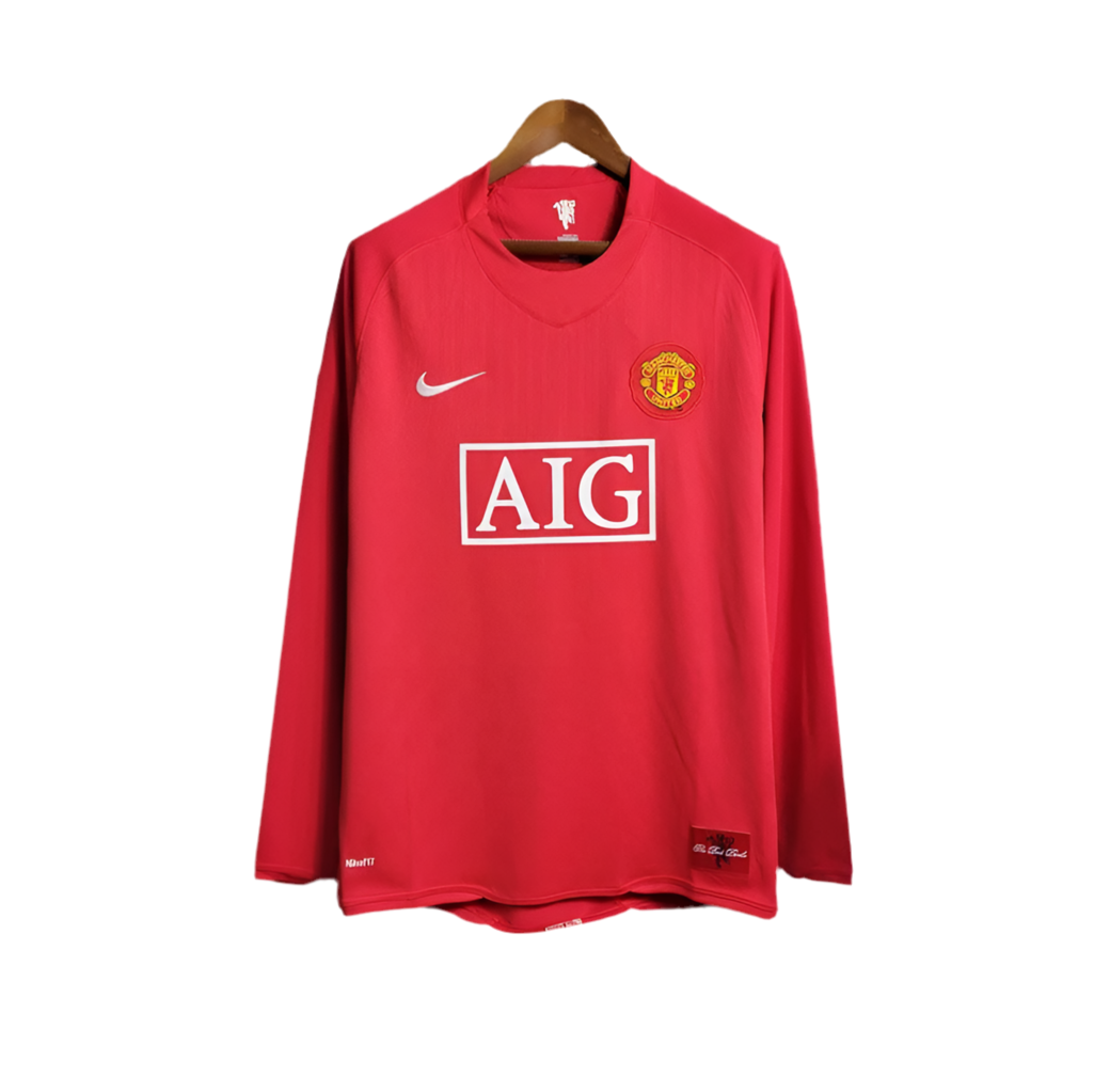 08/09 Manchester United Home kit Long Sleeve