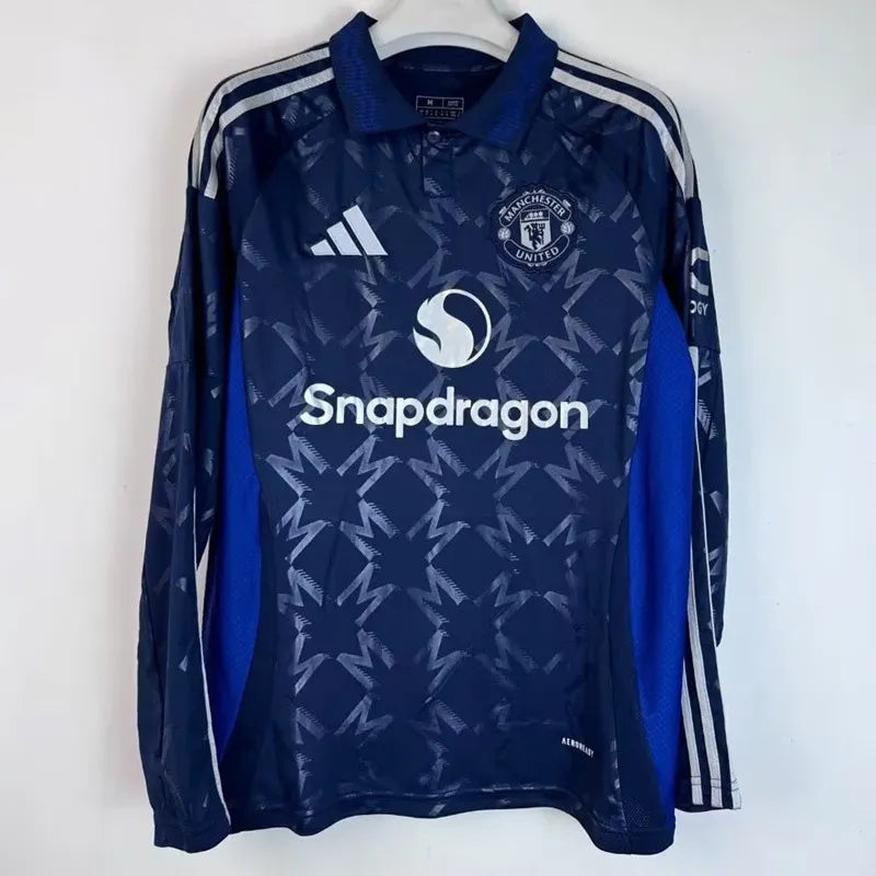 24/25 Manchester United Away kit( fan version) Long Sleeve