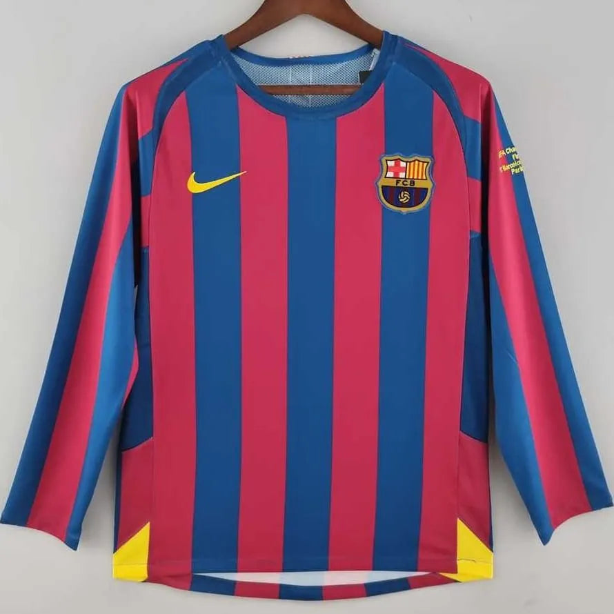 05/06 FC Barcelona Home kit Long sleeve