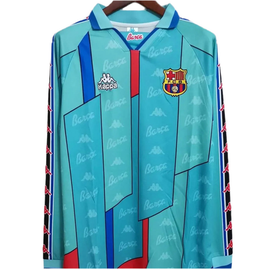 96/97 FC Barcelona Away kit Long sleeve