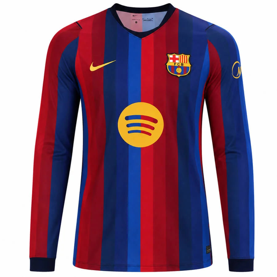 26/27 FC Barcelona Home kit (Long Sleeve)