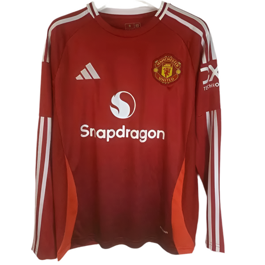 24/25 Manchester United Home kit Long Sleeve