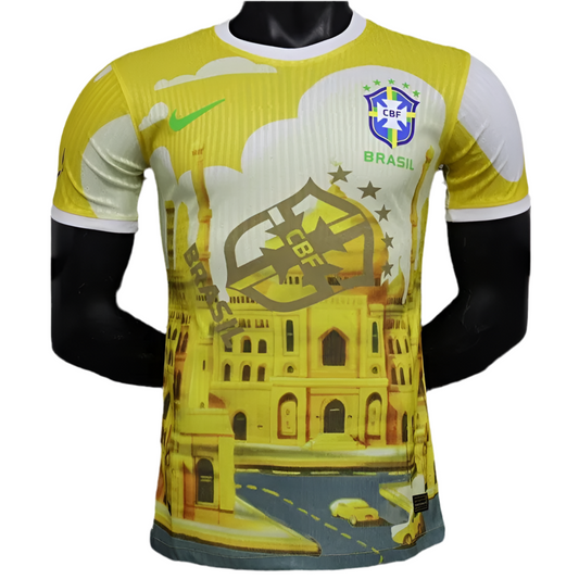 24/25 Brazil Special Yellow kit (player version)