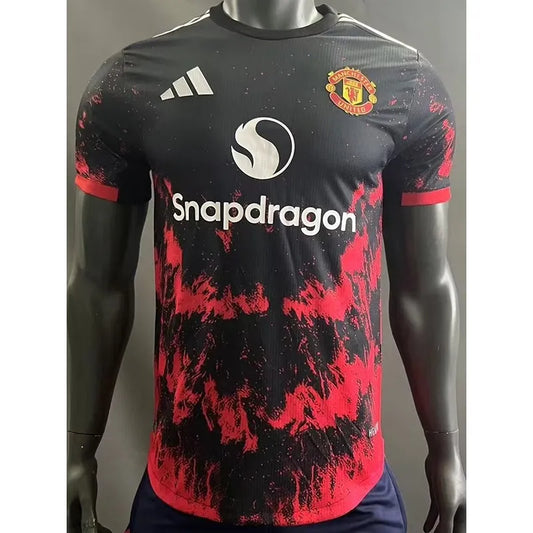 24/25 Manchester United Special Red and Blakc kit (player version)