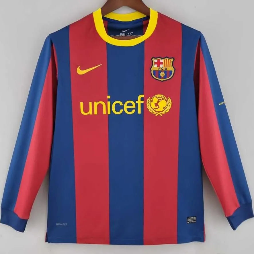 10/11 FC Barcelona Home kit Long sleeve