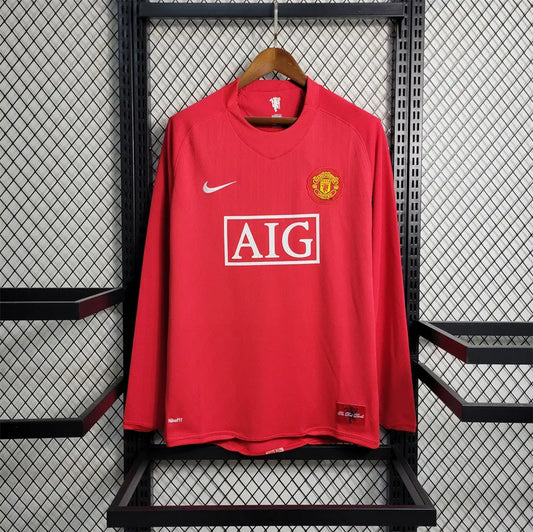 08/09 Manchester United Home kit Long Sleeve